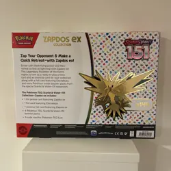 Pokemon 151 Zapdos EX Collection New Sealed TCG - Image 2