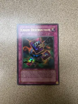 Vintage Yu-Gi-Oh! Pharaohs Servant 1st Edition Chain Destruction #PSV-006 Foil - Image 1