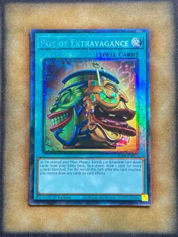 Yugioh Pot of Extravagance RA01-EN059 Prismatic Collector Rare 1st Ed NM - Image 1