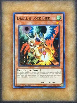Yugioh Droll & Lock Bird SR08-EN021 Common 1st Ed NM - Image 1