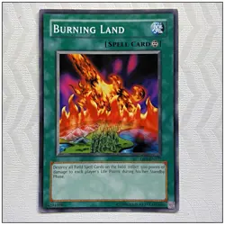 Burning Land - DB1-EN177 - Common Yugioh - Image 1