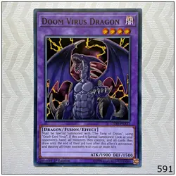 Doom Virus Dragon - LEDD-ENA37 - Common 1st Edition Yugioh - Image 1