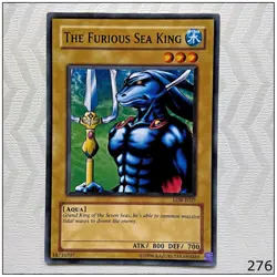 The Furious Sea King - LOB-E027 - Common Unlimited Yugioh - Image 1