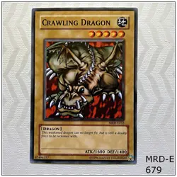 Crawling Dragon - MRD-E012 - Common Unlimited Yugioh - Image 1