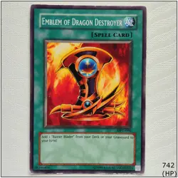 Emblem of Dragon Destroyer - MFC-090 - Common Unlimited Yugioh - Image 1