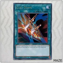 Cost Down - MAZE-EN055 - Rare 1st Edition Yugioh - Image 1