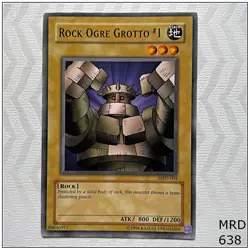 Rock Ogre Grotto #1 - MRD-004 - Common Unlimited Yugioh - Image 1