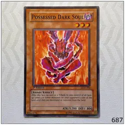 Possessed Dark Soul - LOD-004 - Common 1st Edition Yugioh - Image 1