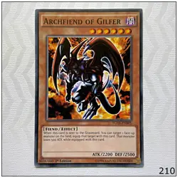 Archfiend of Gilfer - YGLD-ENB05 - Common 1st Edition Yugioh - Image 1