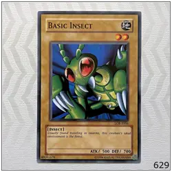 Basic Insect - LOB-E006 - Common Unlimited Yugioh - Image 1