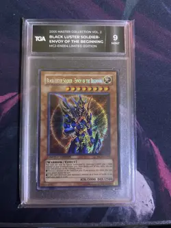 Yu-Gi-Oh Black Luster Soldier Envoy of the Beginning Mc2-en004 TGA 9 - Image 1