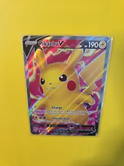 Pikachu V 170/185 Vivid Voltage Full Art Ultra Rare Holo Pokemon Card - Image 3