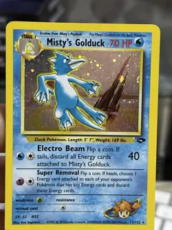 Misty's Golduck 12/132 Gym Challenge 2000 Holo Rare WOTC Pokemon Card TCG - Image 5