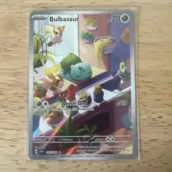 Pokemon TCG Stellar Crown Bulbasaur Card 143/142 Secret Illustration Rare - Image 1
