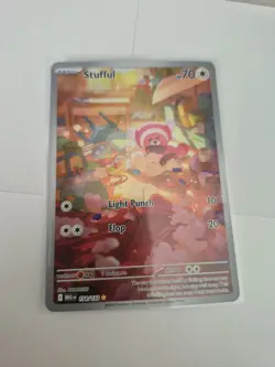 Stufful Pokemon Trading Card 154/132 Mega Evolution - Image 1
