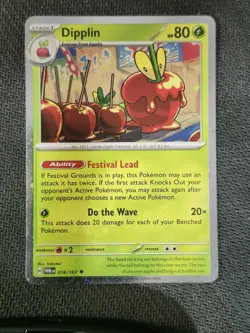 DIPPLIN - 018/167 - COSMOS HOLO - PROMO - POKEMON CARD - Image 1