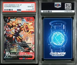 PSA10 Wargreymon Digimon Card Set Rare Collectible Trading Cards - Image 3