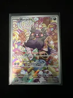 Morpeko Pokemon Card Holo Rare Sword & Shield Series - Image 1