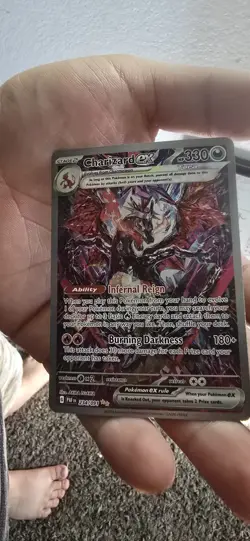 Pokemon TCG Charizard EX Holo Card Paldean Fates 234/091 SV - Image 1