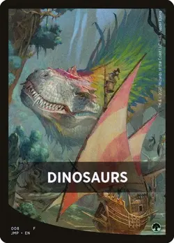 Dinosaurs Theme Card - 8 / English / Lightly Played - Image 1