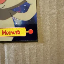 TV11 #52 Meowth Topps Pokemon Trading Card Holo - Image 3