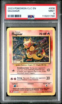 2023 Pokemon Magmar - Trading Card Game Classic - 006/034 - PSA 9 MINT - Image 2