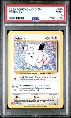 2023 Pokemon Clefairy - Trading Card Game Classic - 013/034 - PSA 9 MINT - Image 2