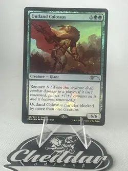 Outland Colossus - MTG Promo Card - FOIL- LP- Magic The Gathering Card - Image 1