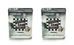 Arcane Tinmen Standard Non-Glare Board Game Card Sleeves 63mm x 88mm White - Image 1