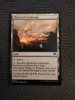 mtg shattered landscape modern horizons 3 - Image 1