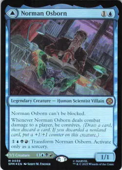 MTG Norman Osborn (39) | NM Foil | Spider-Man (SPM) - Image 2