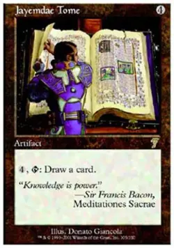 Jayemdae Tome - Light Play MTG 7th Edition - Image 1