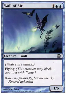 Wall of Air - Light Play MTG 8th Edition - Image 1