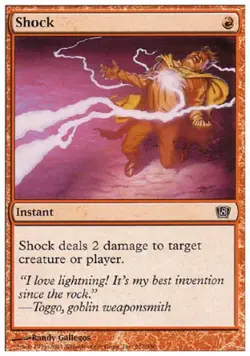 Shock - Light Play MTG 8th Edition - Image 1