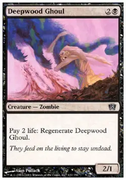 Deepwood Ghoul - Light Play MTG 8th Edition - Image 1