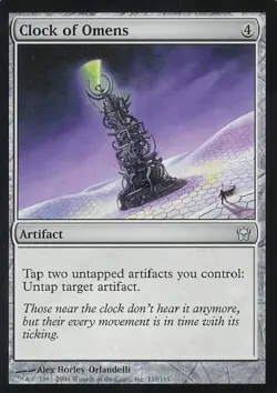 Clock of Omens - Light Play MTG Fifth Dawn - Image 1