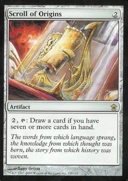 Scroll of Origins - Light Play MTG Saviors of Kamigawa - Image 1