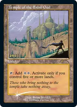 Temple of the False God -Foil Near Mint MTG Promos: 30th Anniversary Promos - Image 1