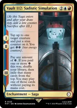 Vault 112: Sadistic Simulation -Foil Near Mint MTG Universes Beyond: Fallout - Image 1