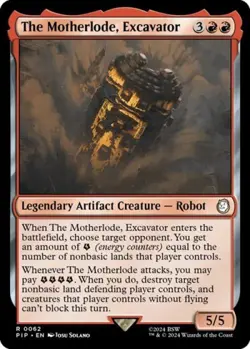 The Motherlode, Excavator -Foil Near Mint MTG Universes Beyond: Fallout - Image 1