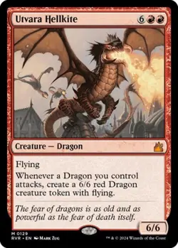 Utvara Hellkite -Foil Near Mint MTG Ravnica Remastered - Image 1
