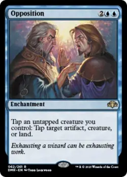 Opposition -Foil Near Mint MTG Dominaria Remastered - Image 1