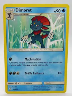 Carte Pokemon Dimoret 44/236 Soleil & Lune Eclipse Cosmique SL12 2019 francaise - Image 1