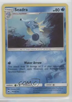 Seadra Reverse Foil Pokemon Sun & Moon Burning Shadows #30 - Image 1