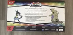 2 x Pokemon Prismatic Evolutions Lucario EX and Tyranitar EX Premium Collection - Image 2