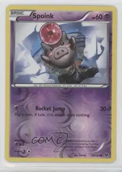Spoink Reverse Foil Pokemon XY Fates Collide #30 - Image 1