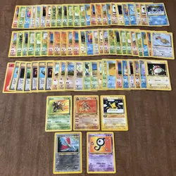 Pokemon Bulk Wotc 77 Card Vintage Lot 1st Edition Rare Shadowless - Image 1