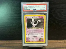 2000 POKEMON GYM CHALLENGE #14/132 ROCKET'S MEWTWO HOLO Unlimited PSA 9 - Image 1
