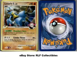 2009 Pokemon, Platinum Rising Rivals, #8/111 Lucario GL Lv. 32, Holo Rare - Image 1