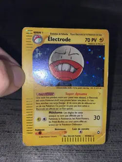 Carte Pokemon Electrode H7/H32 Holo Rare Aquapolis Wizard Francais Occasion - Image 4